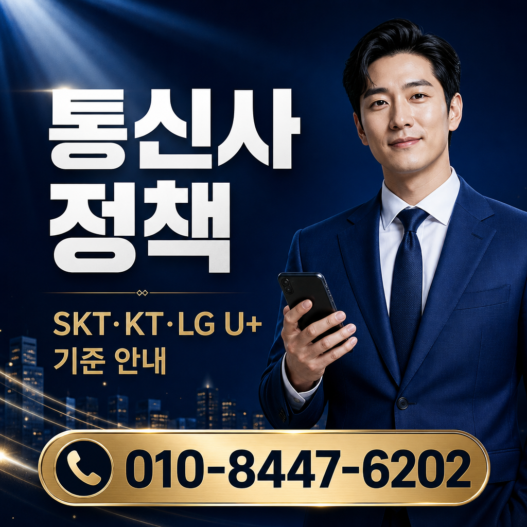 통신사별 정책 확인