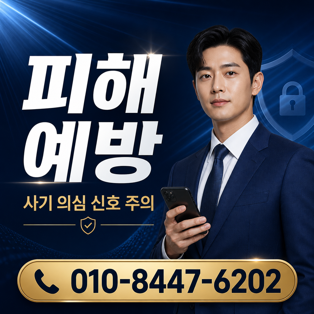 피해 예방 주의사항